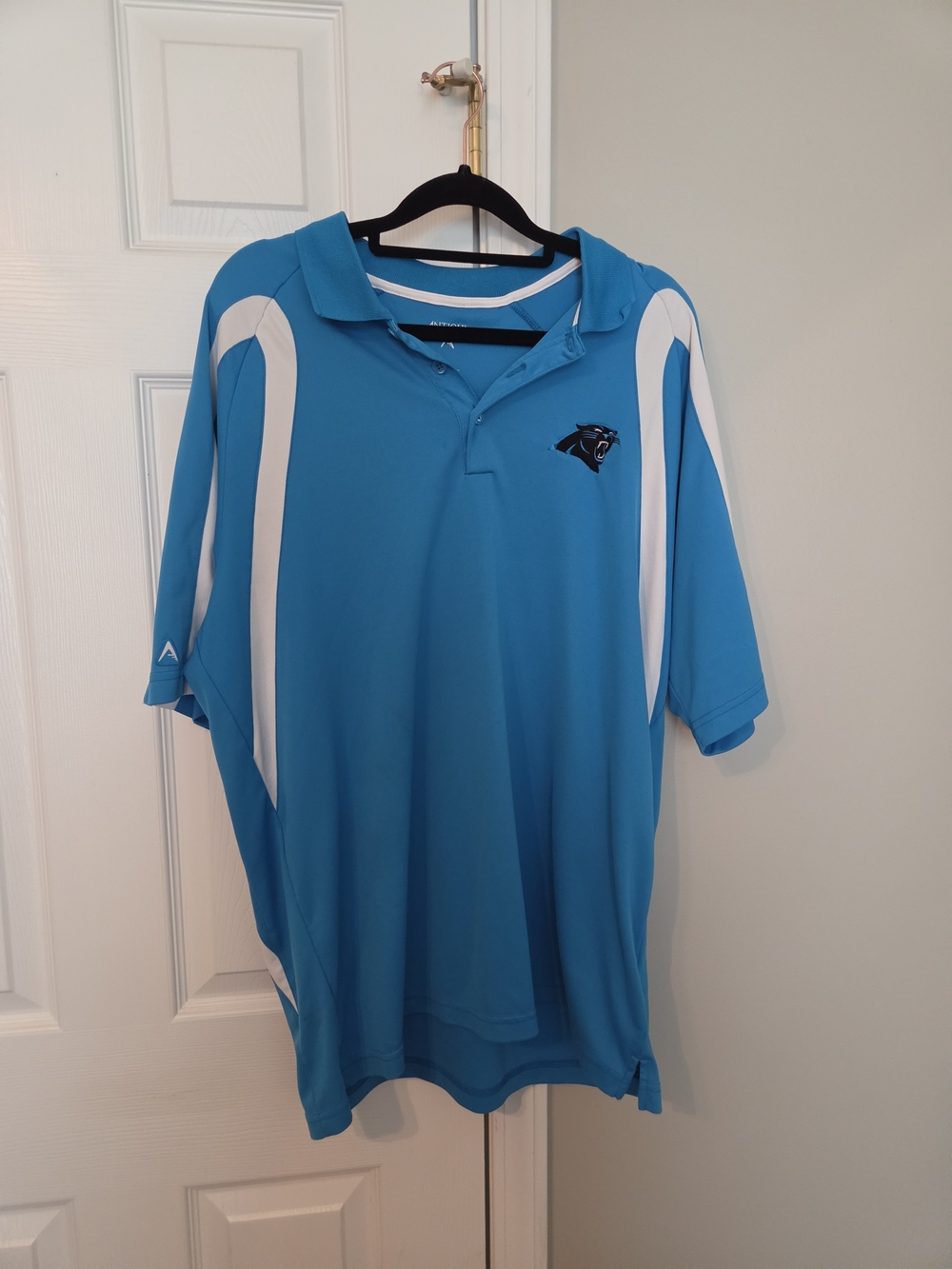 Carolina Panthers Teal Performance Polo Shirt